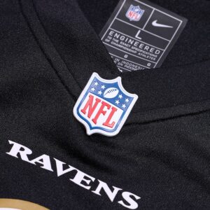 J.K. Dobbins Baltimore Ravens Nike Game Jersey - Black photo 4 Jersey4u