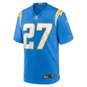 J.K. Dobbins Los Angeles Chargers Nike Team Game Jersey -  Powder Blue photo 2 Jersey4u