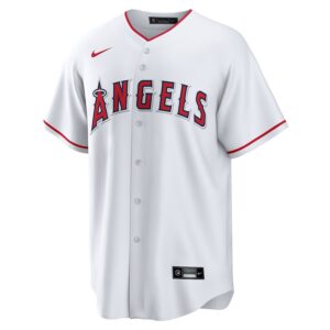 Jo Adell Los Angeles Angels Nike Home Jersey4u Jersey - White photo 2 Jersey4u