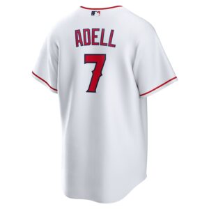Jo Adell Los Angeles Angels Nike Home Jersey4u Jersey - White photo 3 Jersey4u