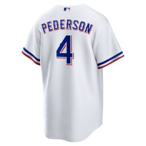 Joc Pederson Texas Rangers Nike Home Jersey4u Jersey - White photo 3 Jersey4u