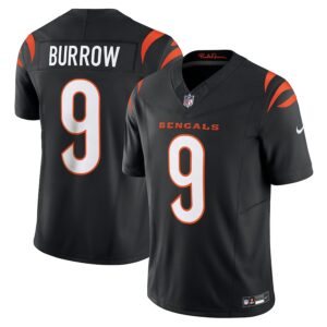Joe Burrow Cincinnati Bengals Nike Vapor F.U.S.E. Limited Jersey - Black photo 1 Jersey4u