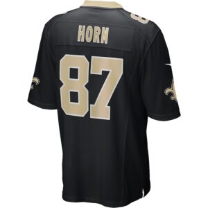 Joe Horn New Orleans Saints Nike Game Retired Player Jersey - Black photo 3 Jersey4u