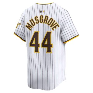 Joe Musgrove San Diego Padres Nike Home Limited Player Jersey - White photo 3 Jersey4u