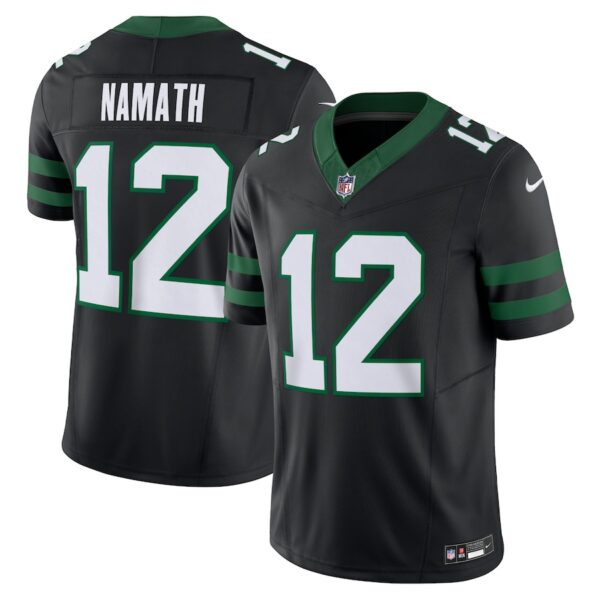 Joe Namath New York Jets Nike Alternate Vapor F.U.S.E. Limited Jersey  - Legacy Black photo 1 Jersey4u