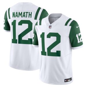 Joe Namath New York Jets Nike Classic Alternate Vapor F.U.S.E. Retired Player Limited Jersey - White photo 1 Jersey4u