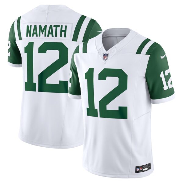 Joe Namath New York Jets Nike Classic Alternate Vapor F.U.S.E. Retired Player Limited Jersey - White photo 1 Jersey4u