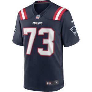 John Hannah New England Patriots Nike Game Retired Player Jersey - Navy photo 2 Jersey4u