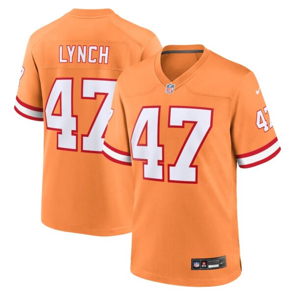 John Lynch Tampa Bay Buccaneers Nike Throwback Game Jersey - Orange photo 1 Jersey4u