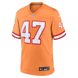 John Lynch Tampa Bay Buccaneers Nike Throwback Game Jersey - Orange photo 2 Jersey4u
