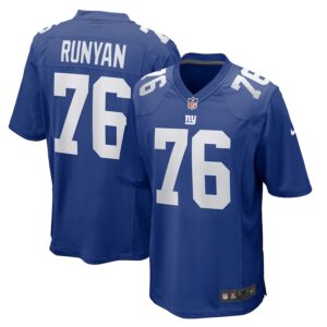 Jon Runyan New York Giants Nike Team Game Jersey -  Royal photo 1 Jersey4u