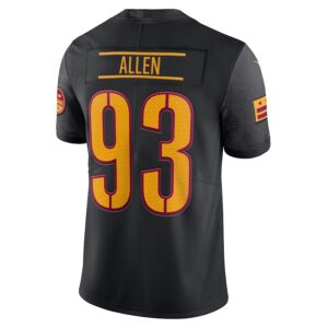 Jonathan Allen Washington Commanders Nike Alternate Vapor Limited Jersey - Black photo 3 Jersey4u