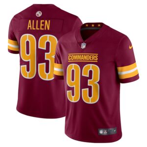 Jonathan Allen Washington Commanders Nike Vapor Limited Jersey - Burgundy photo 1 Jersey4u