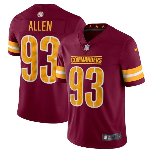 Jonathan Allen Washington Commanders Nike Vapor Limited Jersey - Burgundy photo 1 Jersey4u