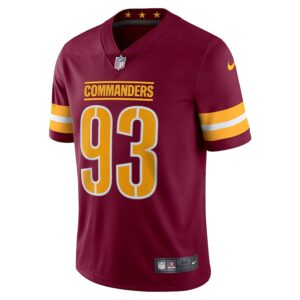 Jonathan Allen Washington Commanders Nike Vapor Limited Jersey - Burgundy photo 2 Jersey4u