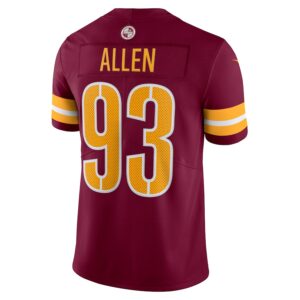 Jonathan Allen Washington Commanders Nike Vapor Limited Jersey - Burgundy photo 3 Jersey4u