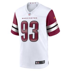 Jonathan Allen Washington Commanders Nike Game Jersey - White photo 2 Jersey4u