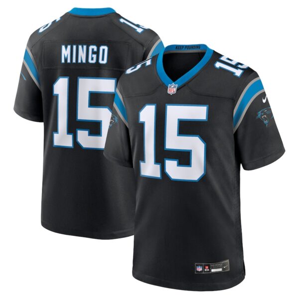 Jonathan Mingo Carolina Panthers Nike  Game Jersey -  Black photo 1 Jersey4u