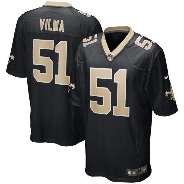 Jonathan Vilma New Orleans Saints Nike Game Retired Player Jersey - Black photo 1 Jersey4u