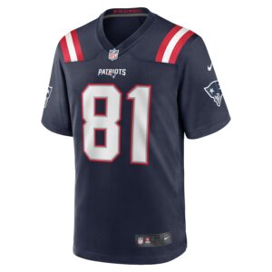 Jonnu Smith New England Patriots Nike Game Jersey - Navy photo 2 Jersey4u