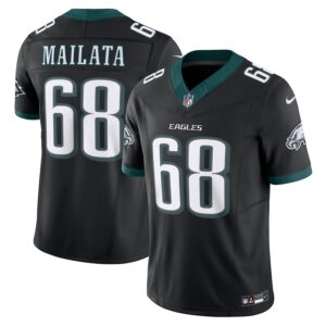Jordan Mailata Philadelphia Eagles Nike Alternate Vapor F.U.S.E. Limited Jersey - Black photo 1 Jersey4u