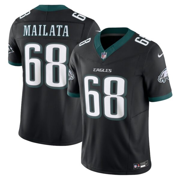 Jordan Mailata Philadelphia Eagles Nike Alternate Vapor F.U.S.E. Limited Jersey - Black photo 1 Jersey4u