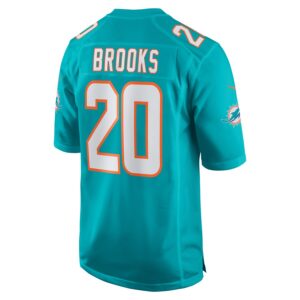 Jordyn Brooks Miami Dolphins Nike  Game Jersey -  Aqua photo 3 Jersey4u
