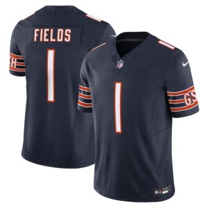 Justin Fields Chicago Bears Nike Vapor F.U.S.E. Limited Jersey - Navy photo 1 Jersey4u