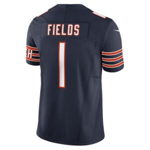 Justin Fields Chicago Bears Nike Vapor F.U.S.E. Limited Jersey - Navy photo 3 Jersey4u