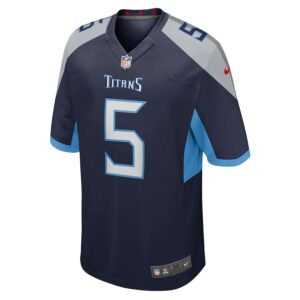 Kearis Jackson Tennessee Titans Nike Team Game Jersey -  Navy photo 2 Jersey4u