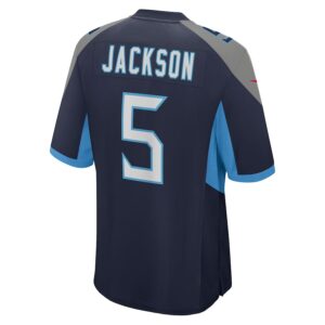 Kearis Jackson Tennessee Titans Nike Team Game Jersey -  Navy photo 3 Jersey4u