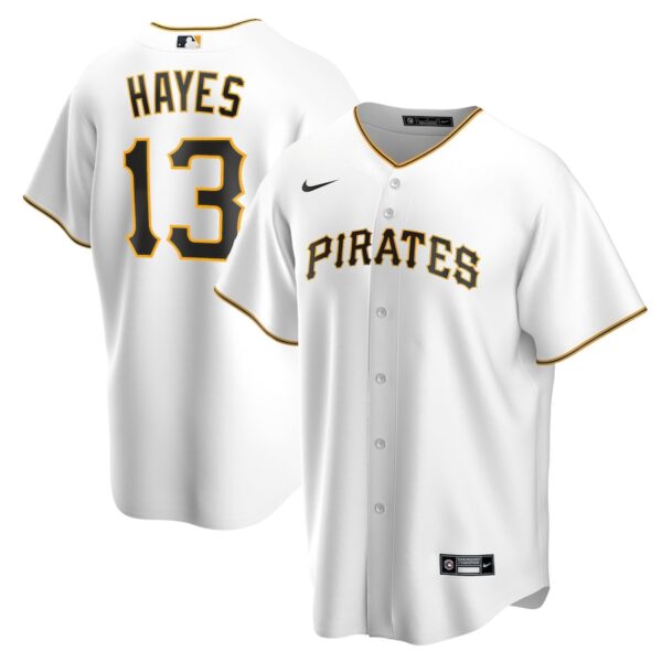 Ke'Bryan Hayes Pittsburgh Pirates Nike Home Jersey4u Jersey - White photo 1 Jersey4u