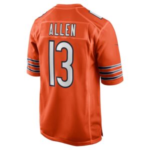 Keenan Allen Chicago Bears Nike Alternate Game Jersey -  Orange photo 3 Jersey4u