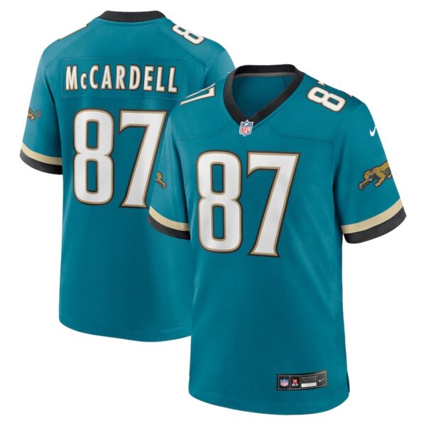 Keenan McCardell Jacksonville Jaguars Nike Prowler Throwback Retired Player Game Jersey - Teal photo 1 Jersey4u