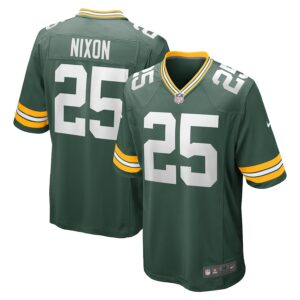 Keisean Nixon Green Bay Packers Nike Game Player Jersey - Green photo 1 Jersey4u