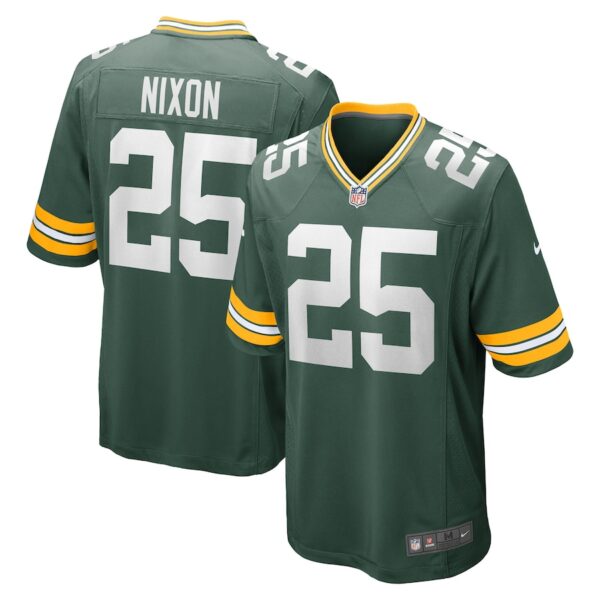 Keisean Nixon Green Bay Packers Nike Game Player Jersey - Green photo 1 Jersey4u