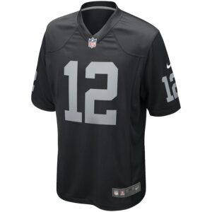 Ken Stabler Las Vegas Raiders Nike Game Retired Player Jersey - Black photo 2 Jersey4u