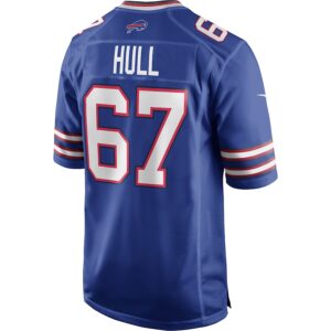 Kent Hull Buffalo Bills Nike Game Retired Player Jersey - Royal photo 3 Jersey4u
