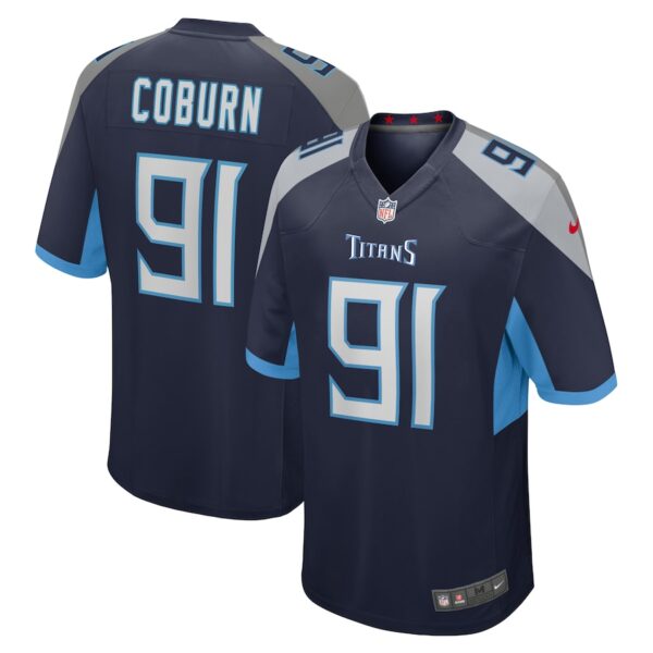 Keondre Coburn Tennessee Titans Nike  Game Jersey -  Navy photo 1 Jersey4u