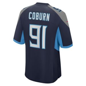 Keondre Coburn Tennessee Titans Nike  Game Jersey -  Navy photo 3 Jersey4u
