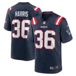 Kevin Harris New England Patriots Nike Game Player Jersey - Navy photo 1 Jersey4u
