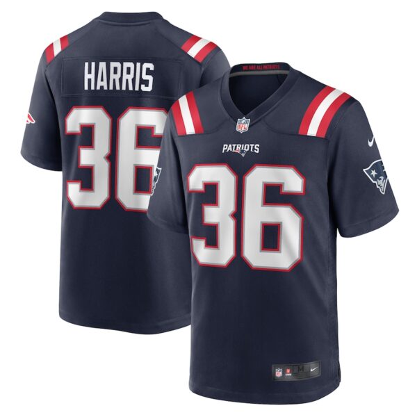 Kevin Harris New England Patriots Nike Game Player Jersey - Navy photo 1 Jersey4u