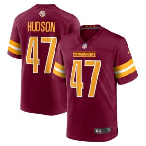 Khaleke Hudson Washington Commanders Nike  Game Jersey -  Burgundy photo 1 Jersey4u