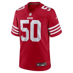Khalil Davis San Francisco 49ers Nike Team Game Jersey -  Scarlet photo 2 Jersey4u