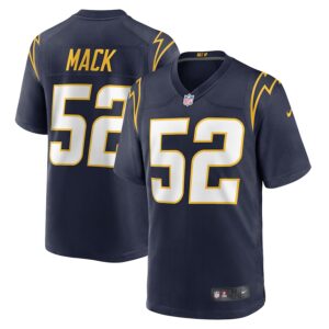 Khalil Mack Los Angeles Chargers Nike Alternate Game Jersey - Navy photo 1 Jersey4u
