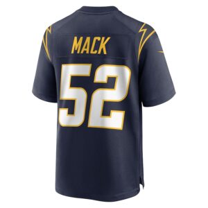 Khalil Mack Los Angeles Chargers Nike Alternate Game Jersey - Navy photo 3 Jersey4u