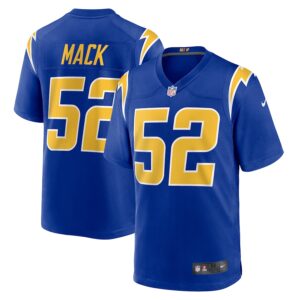 Khalil Mack Los Angeles Chargers Nike Alternate Game Jersey - Royal photo 1 Jersey4u