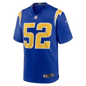 Khalil Mack Los Angeles Chargers Nike Alternate Game Jersey - Royal photo 2 Jersey4u