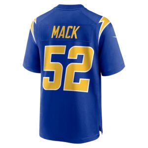 Khalil Mack Los Angeles Chargers Nike Alternate Game Jersey - Royal photo 3 Jersey4u