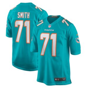 Kion Smith Miami Dolphins Nike  Game Jersey -  Aqua photo 1 Jersey4u